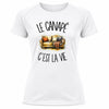 T-shirt de Sport Femme Le canapé c'est la vie