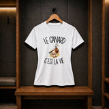 T-shirt de Sport Femme Le canard c'est la vie