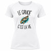 T-shirt de Sport Femme Le canoë c'est la vie