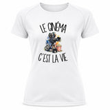 T-shirt de Sport Femme Le cinéma c'est la vie