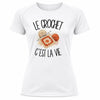 T-shirt de Sport Femme Le crochet c'est la vie