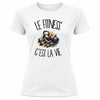 T-shirt de Sport Femme Le fitness c'est la vie