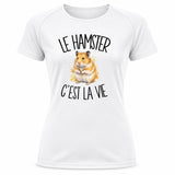 T-shirt de Sport Femme Le hamster c'est la vie