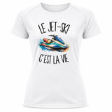 T-shirt de Sport Femme Le jet-ski c'est la vie