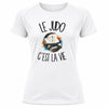 T-shirt de Sport Femme Le judo c'est la vie
