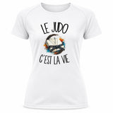 T-shirt de Sport Femme Le judo c'est la vie