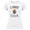 T-shirt de Sport Femme Le karaoké c'est la vie