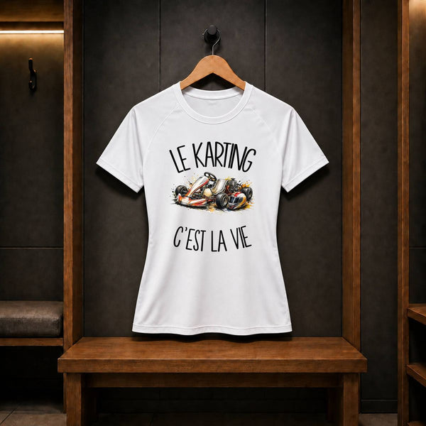 T-shirt de Sport Femme Le karting c'est la vie