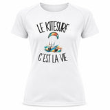 T-shirt de Sport Femme Le kitesurf c'est la vie