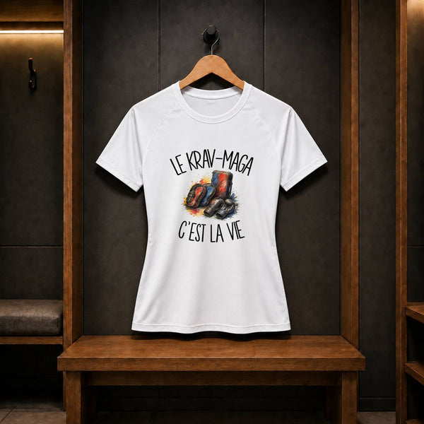 T-shirt de Sport Femme Le krav-maga c'est la vie