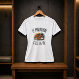 T-shirt de Sport Femme Le marathon c'est la vie