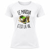 T-shirt de Sport Femme Le matcha c'est la vie