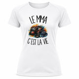 T-shirt de Sport Femme Le MMA c'est la vie