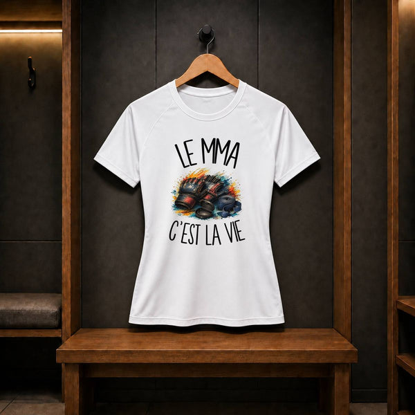 T-shirt de Sport Femme Le MMA c'est la vie