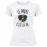 T-shirt de Sport Femme Le padel c'est la vie