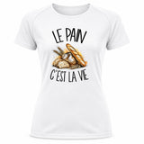 T-shirt de Sport Femme Le pain c'est la vie