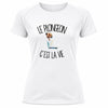 T-shirt de Sport Femme Le plongeon c'est la vie