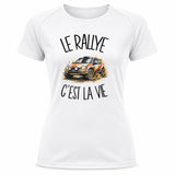 T-shirt de Sport Femme Le rallye c'est la vie