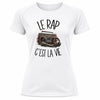 T-shirt de Sport Femme Le rap c'est la vie