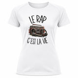 T-shirt de Sport Femme Le rap c'est la vie