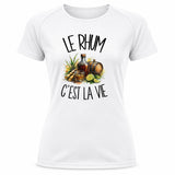 T-shirt de Sport Femme Le rhum c'est la vie