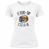 T-shirt de Sport Femme Le road-trip c'est la vie