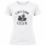 T-shirt de Sport Femme Le saut à l'élastique c'est la vie