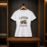 T-shirt de Sport Femme Le skateboard c'est la vie