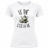 T-shirt de Sport Femme Le thé c'est la vie
