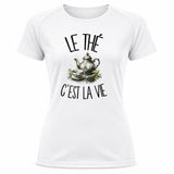 T-shirt de Sport Femme Le thé c'est la vie