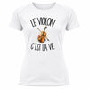 T-shirt de Sport Femme Le violon c'est la vie