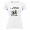 T-shirt de Sport Femme Le wakeboard c'est la vie