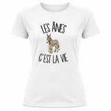 T-shirt de Sport Femme Les ânes c'est la vie