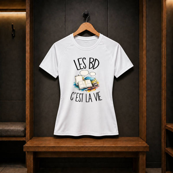 T-shirt de Sport Femme Les BD c'est la vie