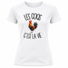 T-shirt de Sport Femme Les coqs c'est la vie