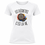 T-shirt de Sport Femme Les fléchettes c'est la vie