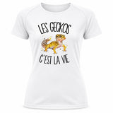 T-shirt de Sport Femme Les geckos c'est la vie