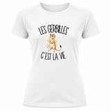 T-shirt de Sport Femme Les gerbilles c'est la vie