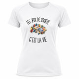T-shirt de Sport Femme Les jeux de société c'est la vie