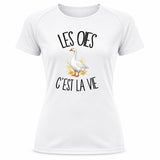 T-shirt de Sport Femme Les oies c'est la vie