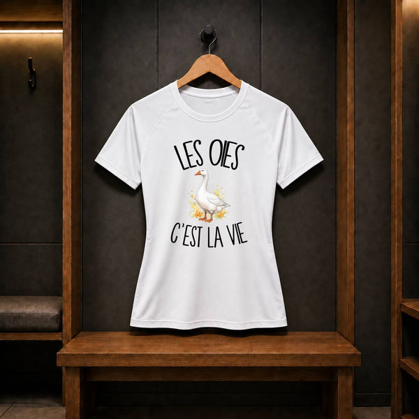 T-shirt de Sport Femme Les oies c'est la vie