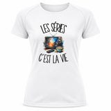 T-shirt de Sport Femme Les séries c'est la vie