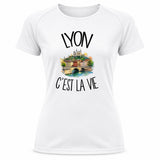 T-shirt de Sport Femme Lyon c'est la vie