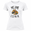 T-shirt de Sport Femme Mes amis c'est ma vie