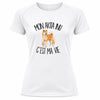 T-shirt de Sport Femme Mon Akita Inu c'est ma vie