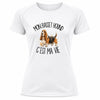 T-shirt de Sport Femme Mon Basset Hound c'est ma vie