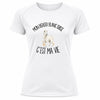T-shirt de Sport Femme Mon Berger Blanc Suisse c'est ma vie