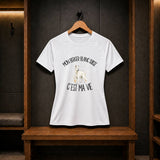 T-shirt de Sport Femme Mon Berger Blanc Suisse c'est ma vie