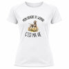 T-shirt de Sport Femme Mon Braque de Weimar c'est ma vie