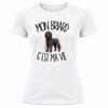 T-shirt de Sport Femme Mon Briard c'est ma vie